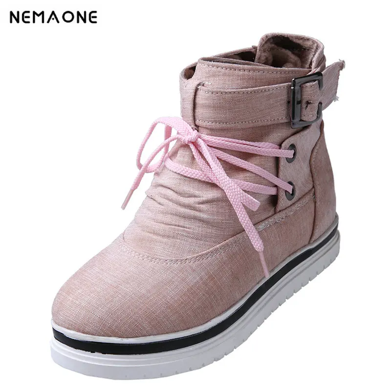 

New Women Fashion Erogenous Ankle Women Boots Spring Autumn Women Shoes Round Toe 5cm High Heel Casual Party Shoes