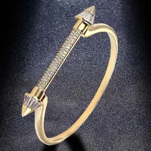 Blucome золото-цвет Медь браслет и браслет для Для мужчин ювелирных любовь манжеты браслет с фианитом Pulseira Интимные Аксессуары свадебные украшения