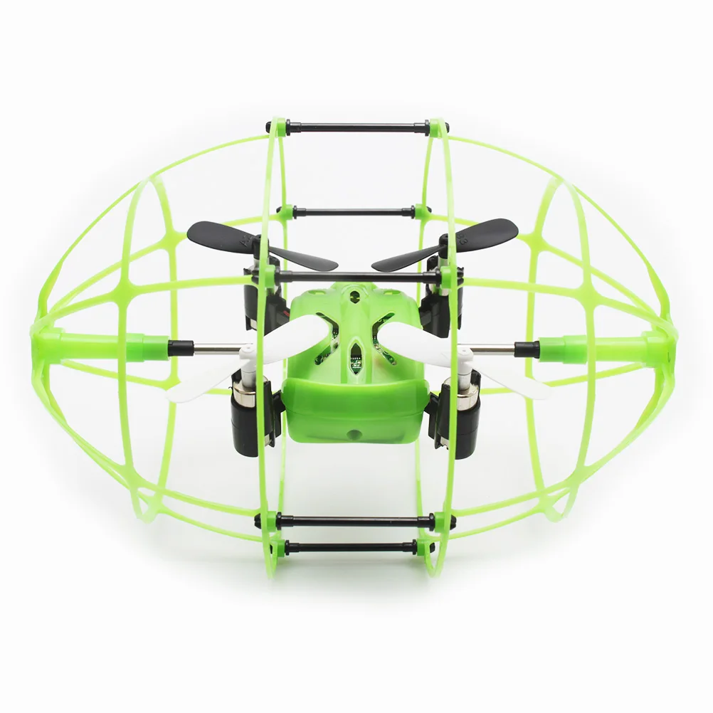 SKYTECH M69 2.4GHz 4CH 6-Axis Gyro 360-degree Eversion Rugby Shaped RC Quadcopter (Green) | Игрушки и хобби