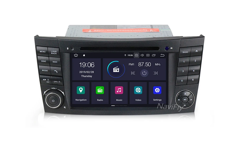 Excellent Android 9.0 IPS DSP Car dvd radio Multimedia Player For Mercedes Benz E-class w211 E200 E220 E300 E350 E240 E270 E280 W219 W209 18