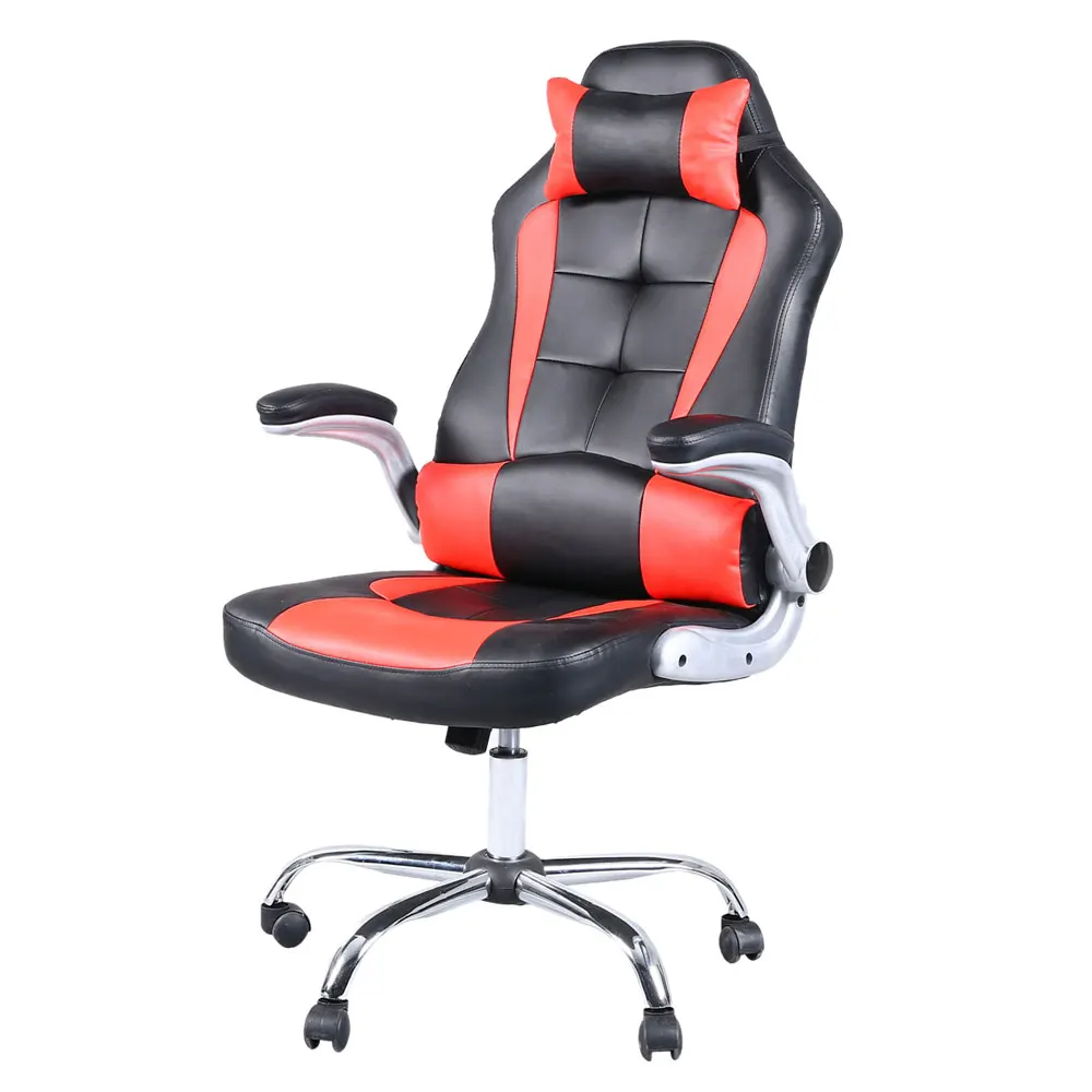 

High Back Racing Chair Gaming Swivel Chair Black & Red Dropshipping