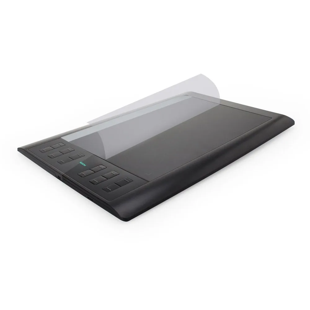 Дешево Huion, новинка 1060, плюс, профессиональный цифровой планшет для рисования, 8192 уровней, ручка, давление, 12 горячих клавиш, графические планшеты с ...