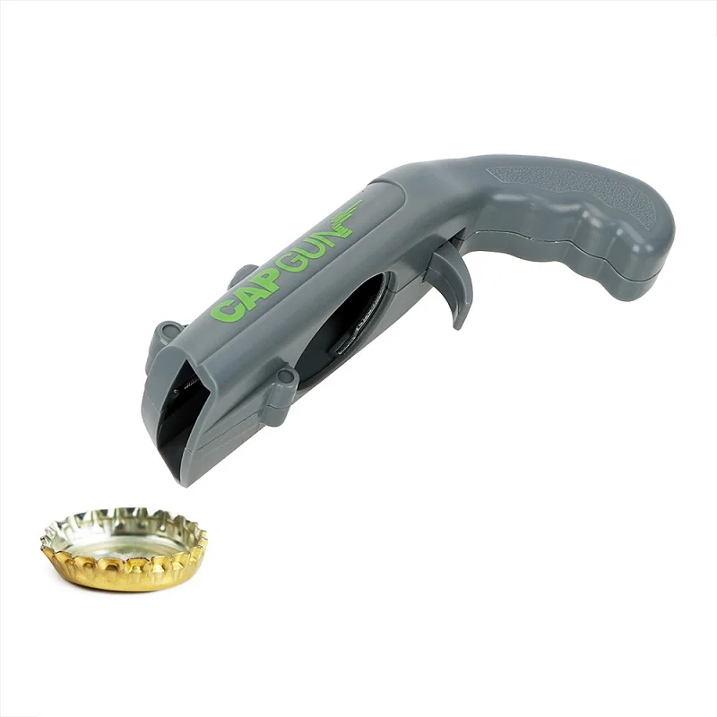 

VIP DROPSHIPPING Authentic Firing Cap Gun Creative Flying Cap Launcher Bottle Beer Opener Cap Beer Gun Kitchen Tools Openers