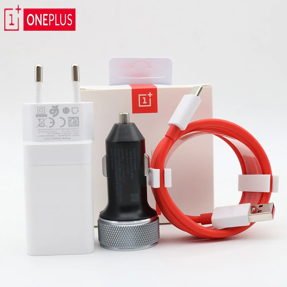 

Original Oneplus 7 Dash Car Charger 6 6T 5t 5 3t 3 one plus smartphone QC 3.0 quick charge Fast Charging usb 3.1 Type C Cable