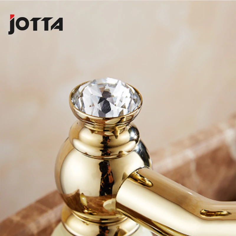 Copper jade faucet rotating water European basin art basin hot and cold water faucet Copper jade faucet rotating water European basin art basin hot and cold water faucet