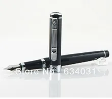 Новый 0.5 мм Винтаж Металл Марка Пикассо Fountain pen с Черными Чернилами ручка для Написания Финансы Офис Бесплатная доставка