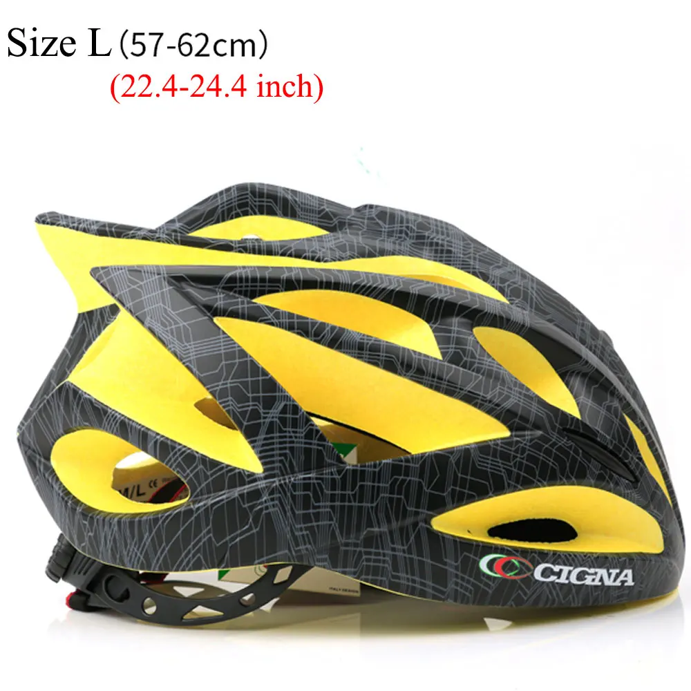 

CIGNA Bicycle Helmet Casco Ciclismo Mountain Bike Helmet Mtb Capacete Ciclismo Ultra-light Cycling Helmet Bmx
