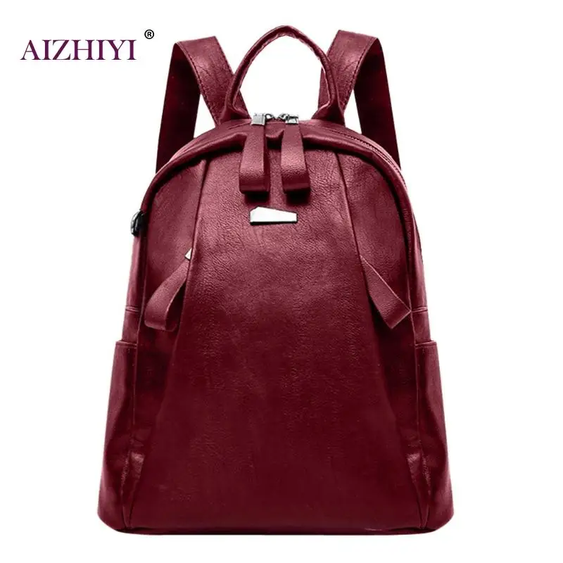 Рюкзак женский из искусственной кожи|leather backpack women|leather backpackbackpack women |