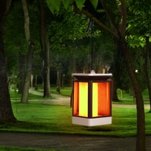 Солнечный свет сада новейший светодиодный солнечный пейзаж лампа портативный подвесной три модели энергосберегающий сад декора огонь Солнечный свет