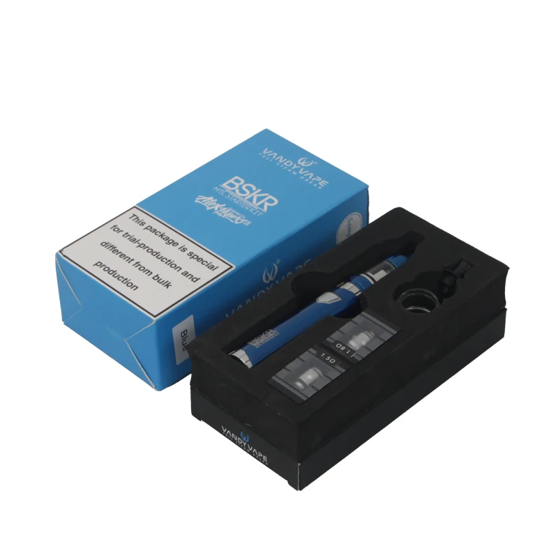 Оригинальный Vandy Vape Berserker комплект MTL с аккумулятором 1100 мАч и RTA Subtank электронная