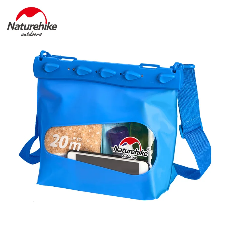 

NatureHike Outdoor Sports Driving Multifunctional waterproof Pouch 20m Underwater Sundries Pouch Shoulder Dry PVC Case