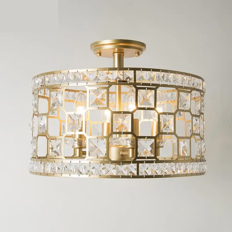 Американский Wandlamp золотого цвета с украшением в виде кристаллов Настенные