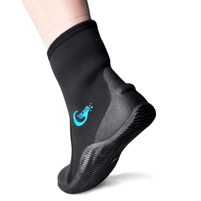 ZCCO Stivali Da Sub 5mm In Neoprene - Suola Antiscivolo Per Immersioni, Snorkeling E Sport Acquatici - Nero