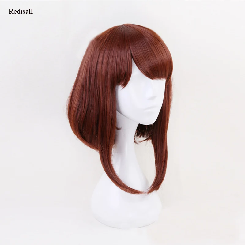 Boku без герой Академии OCHACO URARAKA темно коричневый парик Косплэй Хэллоуин