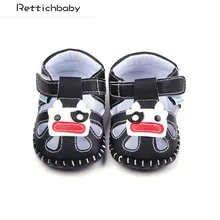 Летние открытые сандалии для маленьких мальчиков; обувь на липучке для младенцев; нескользящая обувь для малышей; 6 цветов