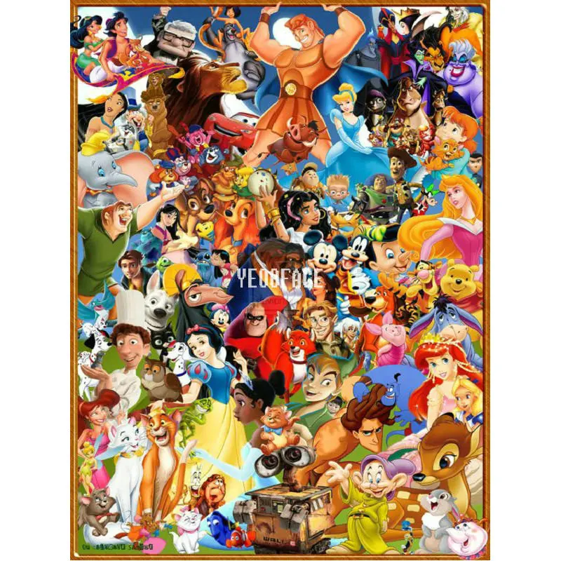 

Diamond Mosaic pattern Diy Diamond Embroidery cross stitch kits 5D Diamond painting cartoon people full square drill rhinestone