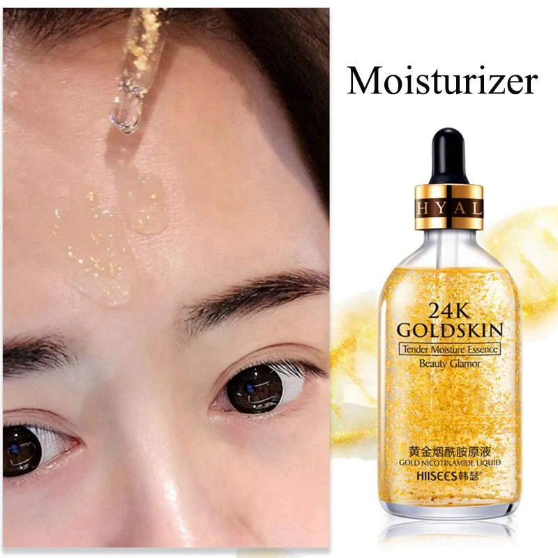 Праймер для макияжа 24K Gold Elixir Essence Oil control увлажняющий крем для лица отбеливающая база Make Up Primer минимайзер пор Сыворотка для кожи