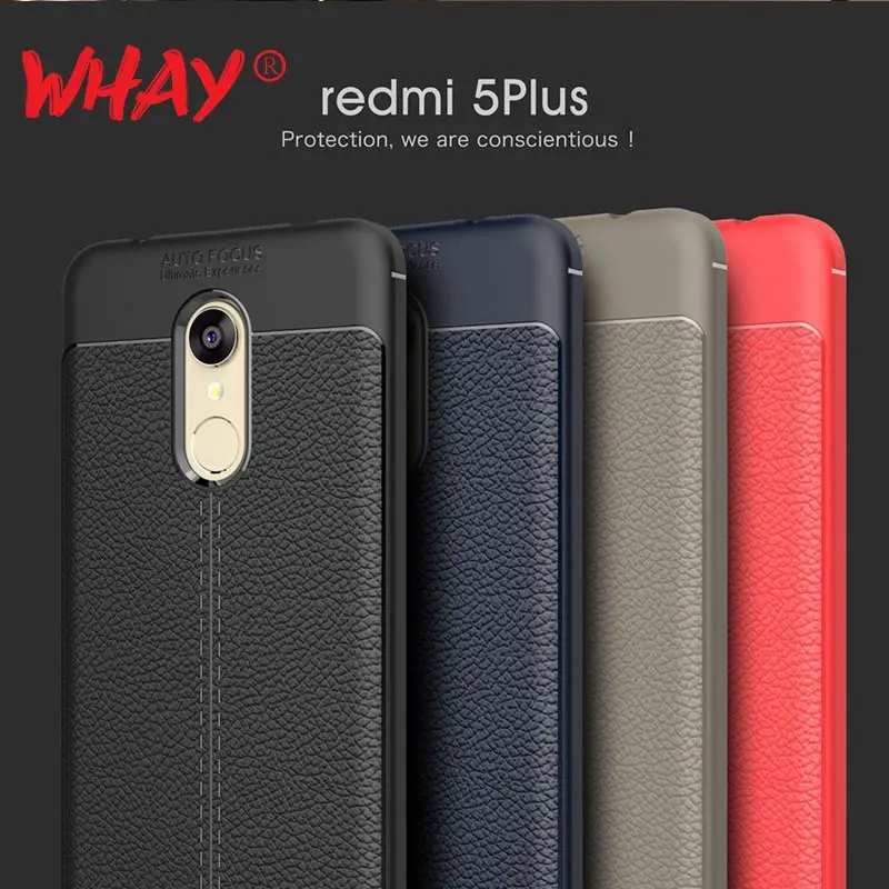 Чехол WHAY для Xiaomi Redmi 5 Plus чехол из искусственной кожи противоударный Xiomi Note 5A Mi 8 SE A1