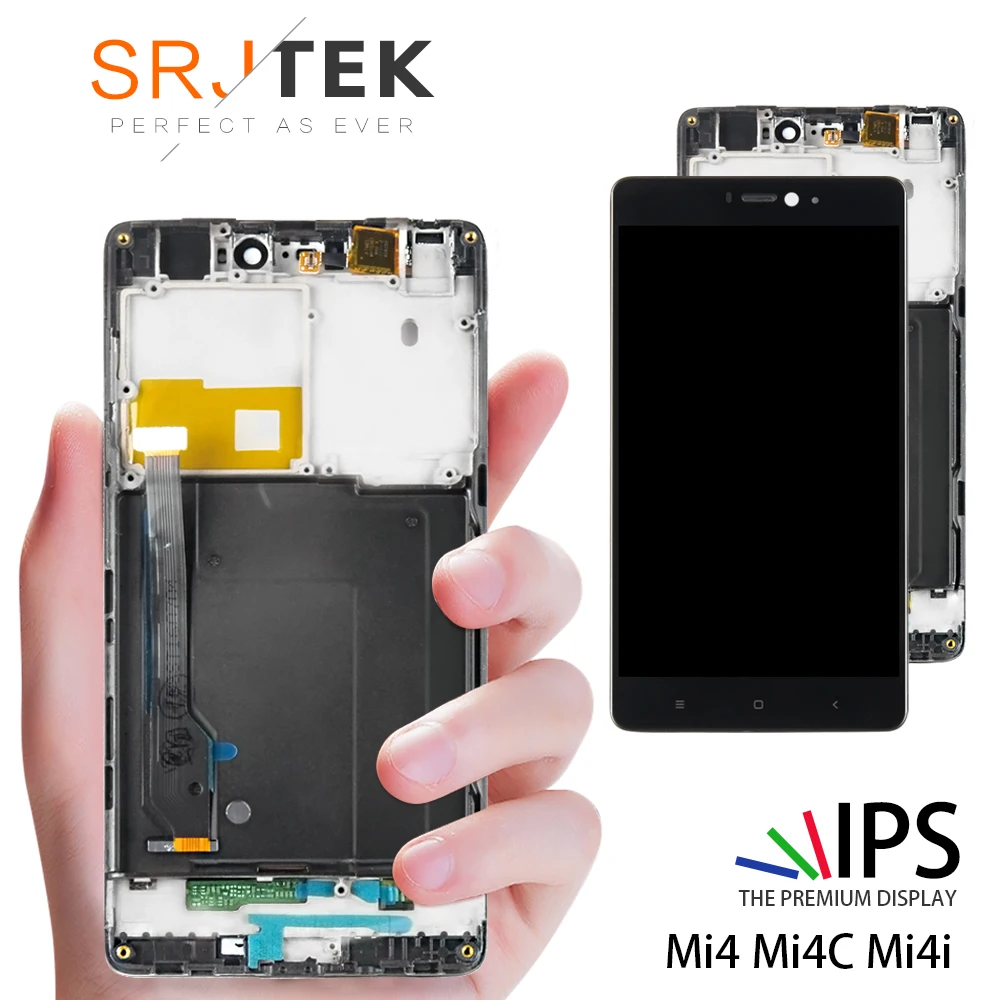 

5.0" IPS Display For XIAOMi Mi4 LCD Display MI4C LCD Display Touch Screen Digitizer with Frame for Xiaomi Mi 4 4C 4i Mi4i LCD