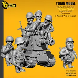 YUFan модель и парус Оригинал 1/32 Q версия Второй мировой войны каучуковый солдат полный комплект YFWW-2015 предпродажное хобби