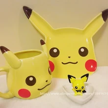 Pokemon Gehen Spiel Kreative Pikachu Reise Kaffeetasse Keramik Tee Wasserflasche Tasse Erwachsene Kinder Geschenke Espressotassen
