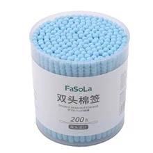 200 шт./кор. наращивание ресниц Мини индивидуальные Аппликаторы домашняя тушь для ресниц щетка хлопок мягк тампон одноразовые косметические ватные палочки