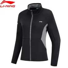Li-Ning, женские тренировочные свитера, на молнии, облегающая, 3D, облегающая, удобная куртка, для фитнеса, с подкладкой, спортивный свитер AWDN782 WWW995