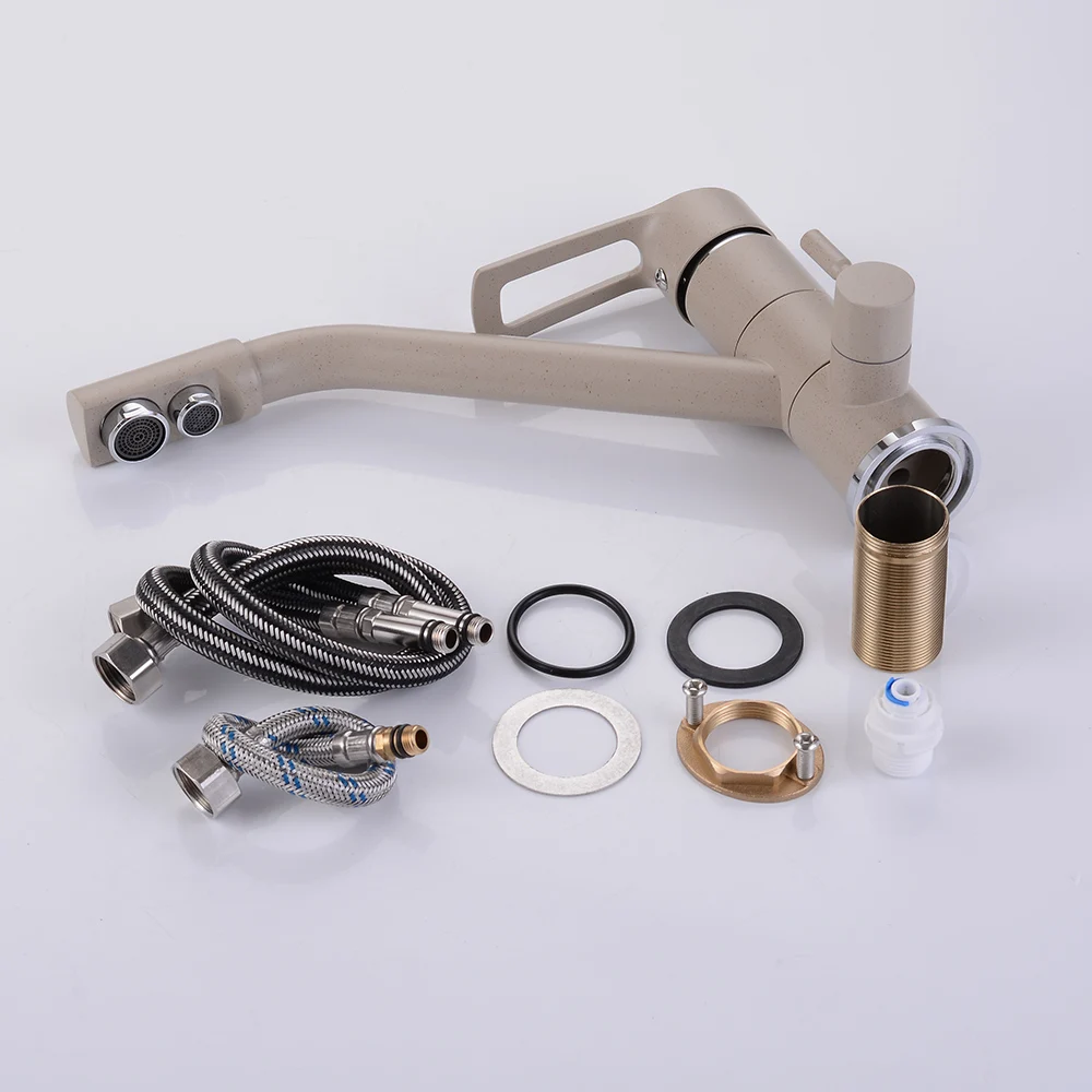  Kitchen Faucet Black 360 rotation kitchen sink faucet with filtered water mixer taps faucet kitchen - 33044510462