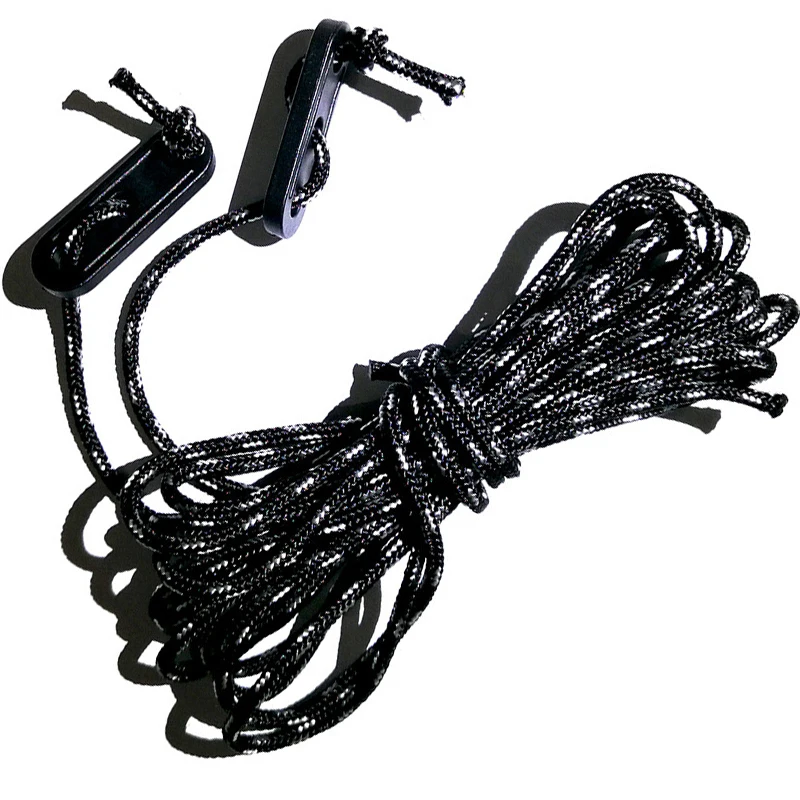 

2pcs Outdoor Camping Sturdy Windproof Canopy Tent Rope Leisure Hammock Tied Rope Clothesline Nail Pull Rope