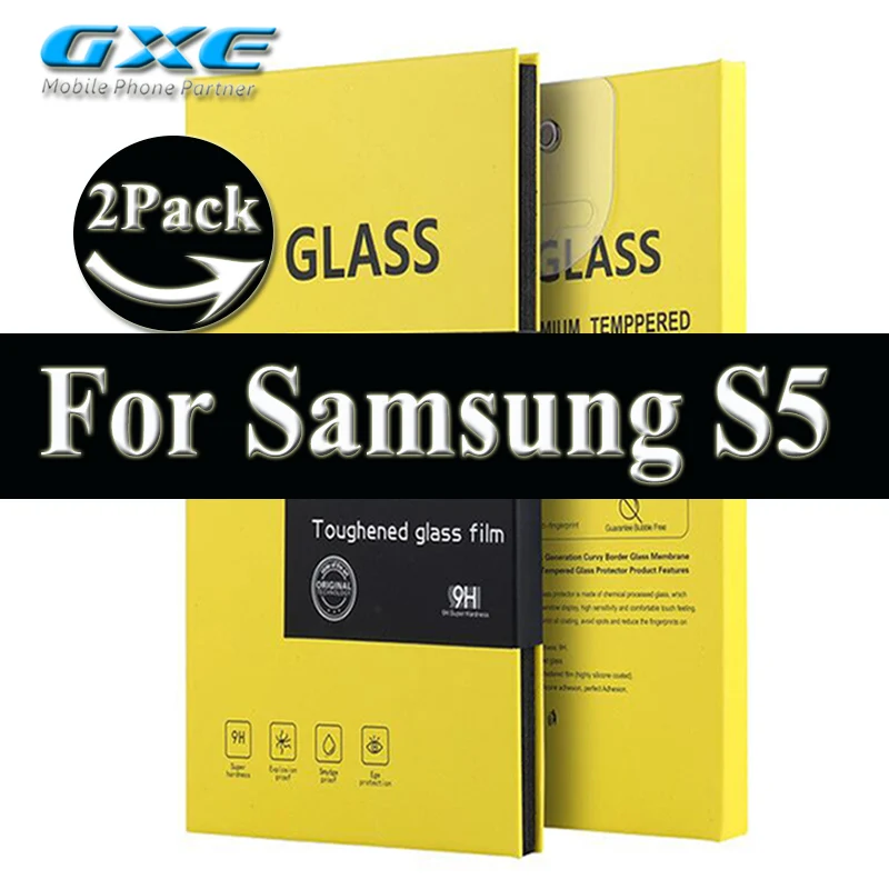 For Samsung S5 Gxe закаленное Стекло(9 h/0.25D/0.26 мм) для Samsung Galaxy S3 S4 S5 S5 S7 мини S3mini S4mini s5mini i9500 Экран Protecter Плёнки - Цвет: For Samsung S5