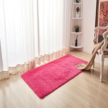 

Mat For Home Parlor Bedroom Living Room Dimensions Modern Long Plush Shaggy Soft Carpet Area Rug Slip Resistant Door Floor