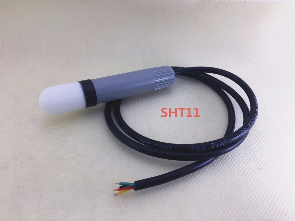 

TH11WGLL Temperature humidity sensor ABS plastic waterproof dustproof locking protect cover shell house cable with SHT11