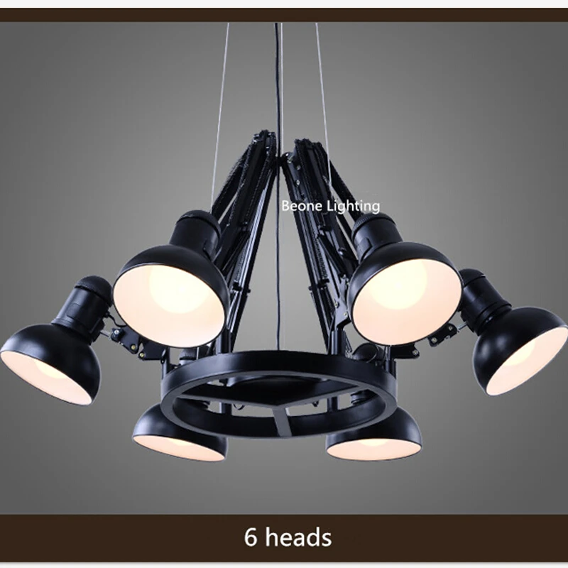 

Replica Ron Gillad Dear Ingo Suspension Light Free Shipping E27 6 heads lights Modern Country Spider Pendant Lights Pendant lamp