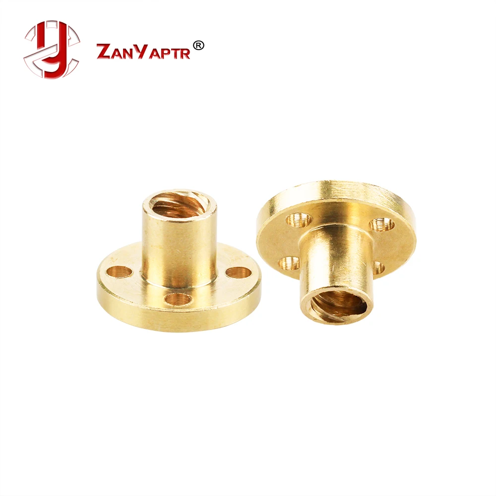 3D طابعة M8 TR8-8 مللي متر 4 مللي متر 2 mmTrapezoidal المسمار لدعم جميع النحاس الجوز محرك متدرج دليل المسمار ل الرصاص المسمار