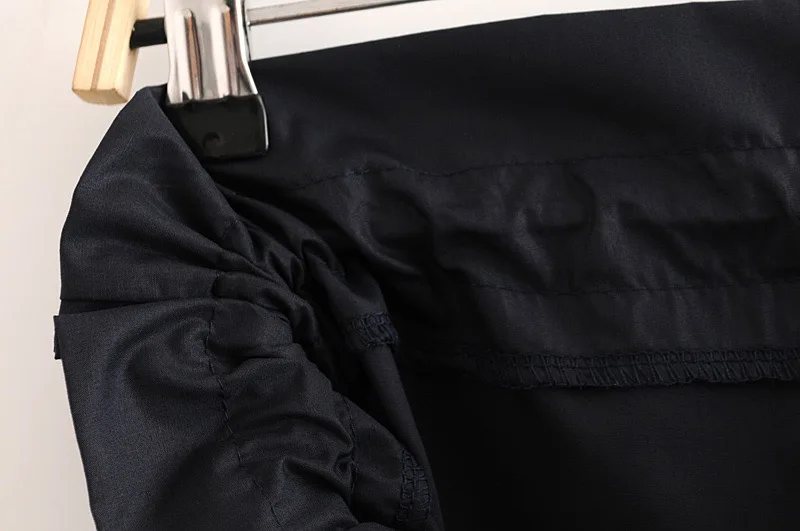 VOGUEIN новые женские летние эластичные талия Раффлед хаки/черный короткие штаны шорты оптовая продажа