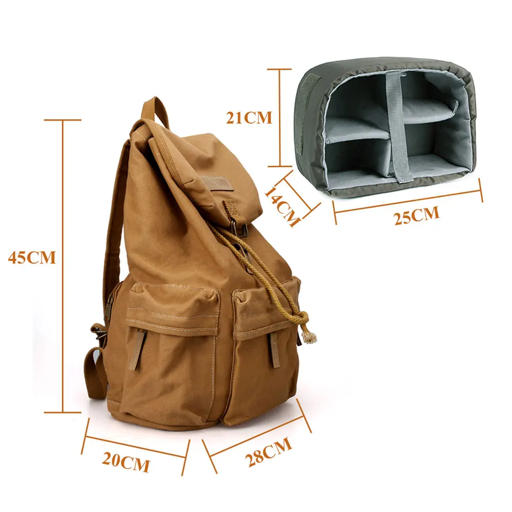 CADeN F5 сумка для ноутбука Mochila Camara водонепроницаемая с защитой от дождя DSLR Sony Canon