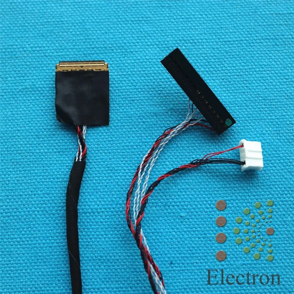 Single 6bit 30 Pins 0.5mm LED LVDS Cable driver board connected wire for BI097XN02 9.7'' 13.3'' LCD Screen
