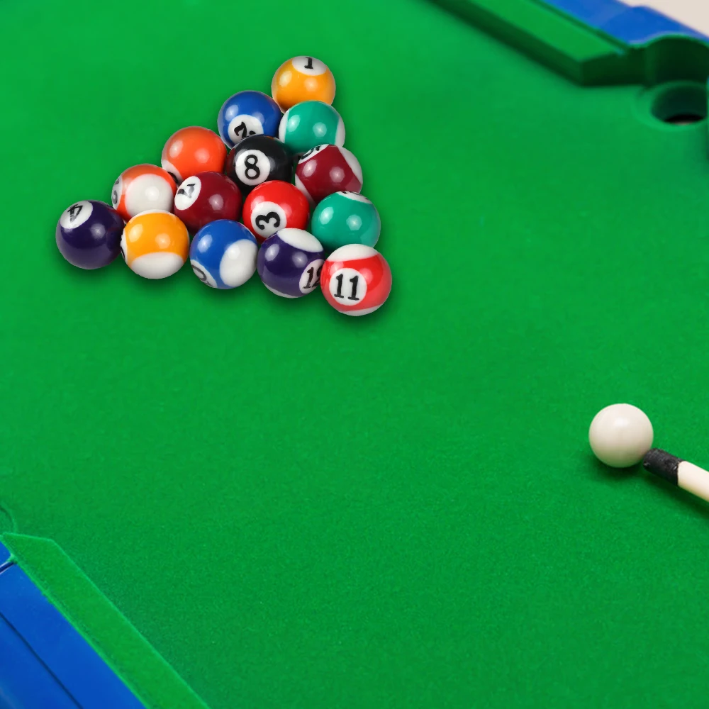 Set 16 Palle Da Biliardo Mini 38mm - Per Bambini, Ecologico E Portatile - Foto 7