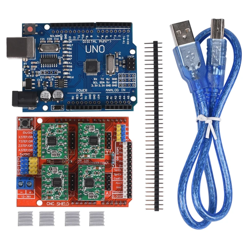 CNC Shield Expansion Board V3 0 UNO R3 Board For For Arduino 4pcs Stepper Motor Driver