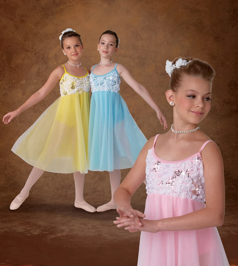 Justaucorps Leotard Children Performance Clothing Ballet Tutu Dress For