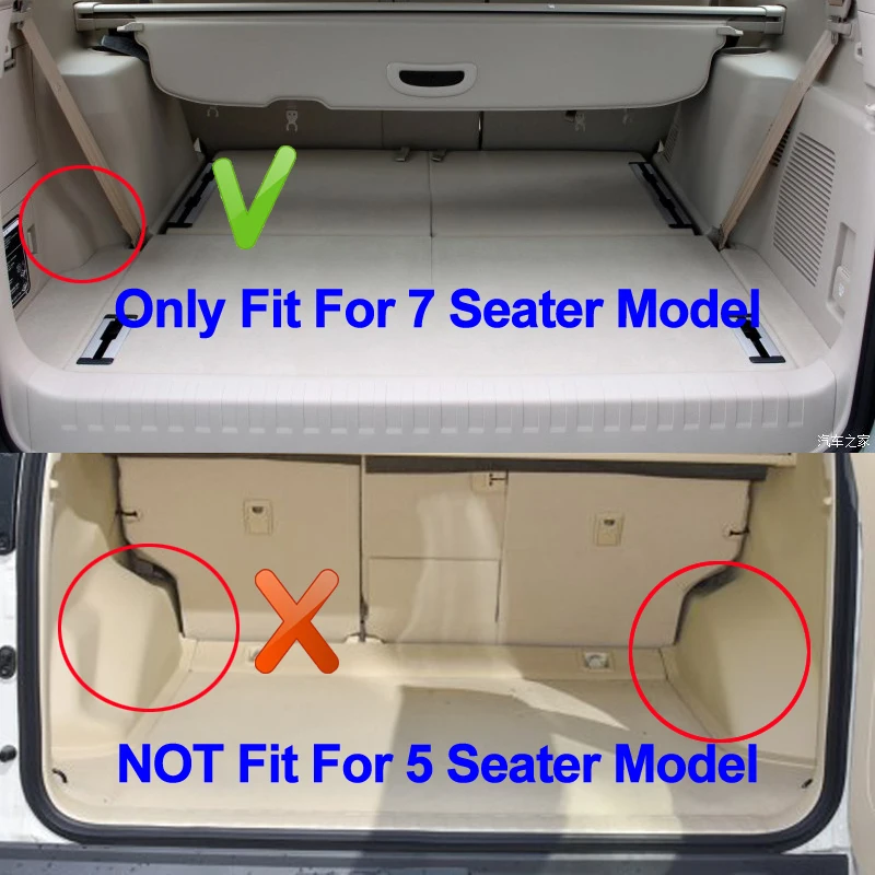 Rear Boot Cargo Liner Trunk Mat Tray For Lexus GX460 Toyota Prado 150 2010-2019 Rear Boot Cargo Liner Trunk Mat Tray For Lexus GX460 Toyota Prado 150 2010-2019