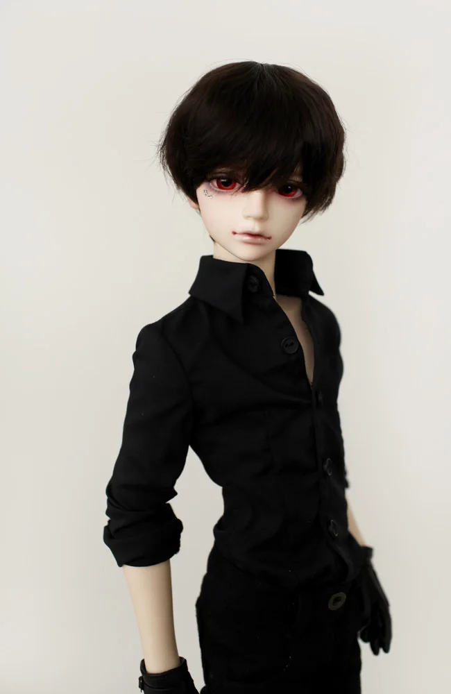 Skup Ubranka dla lalek bjd garnitur czarna koszula + spodnie 1 4 1 3 może być niestandardowy rozmiar