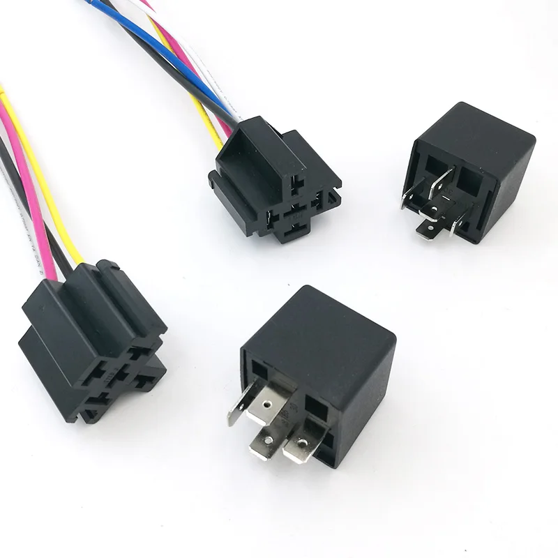 JD2912 реле 12V с разъем автомобильного реле 4pin 5Pin 24V 40A