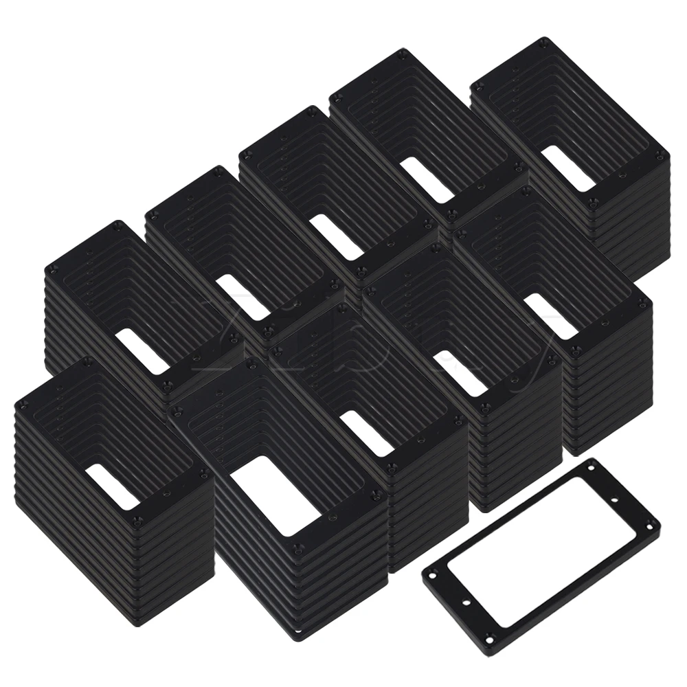 

Yibuy Black Humbucker Pickup Ring Flat Bottom For Electric Guitar Set of 50