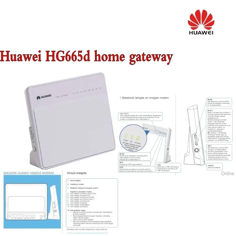 Huawei HG655d home gateway ,big stock ready.in ModemRouter Combos