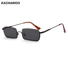 Kachawoo мужские прямоугольные Солнцезащитные очки женские Квадратные ретро красные черные женские солнцезащитные очки для мужчин унисекс очки