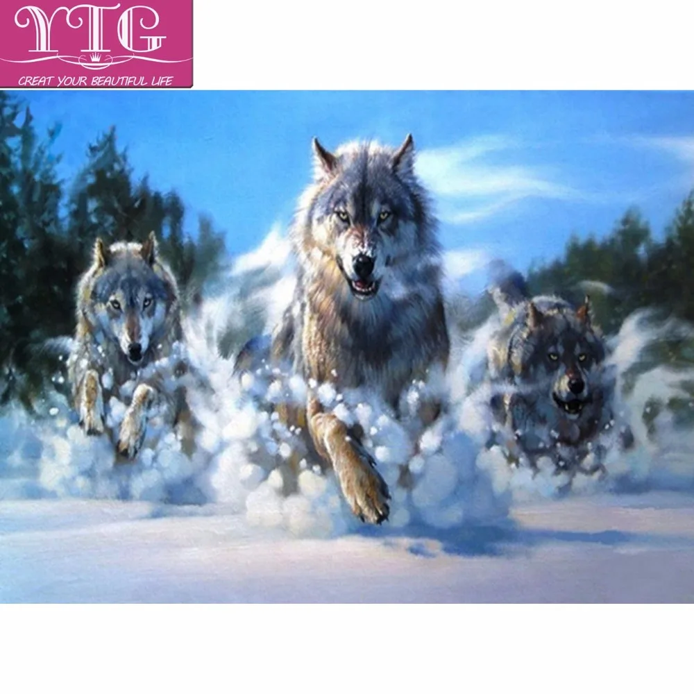 

5D,DIY,Wolf,Diamond Painting,Full,Animal,Cross Stitch,Round Rhinestone,Needlework,Embroidery,Room Decoration,Crafts,Art,Gift