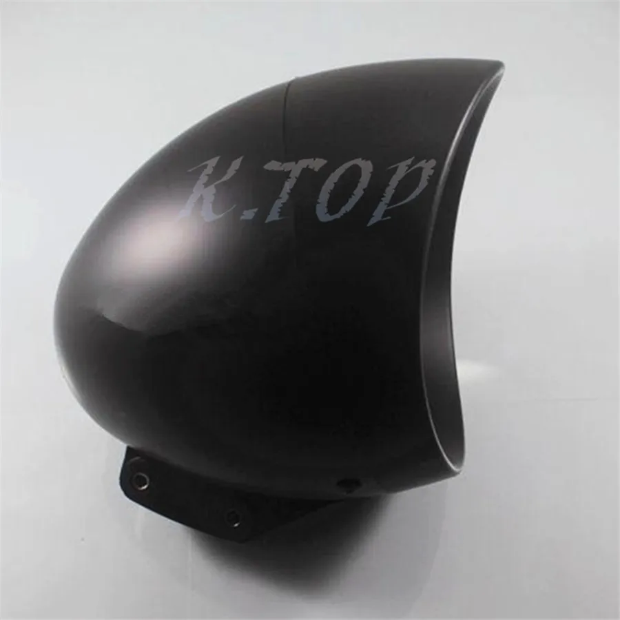 Черный мотоцикл 6 5 &quotПуля фара подходит для Harley cruise Honda Steed Shadow|bullet headlight|motorcycle