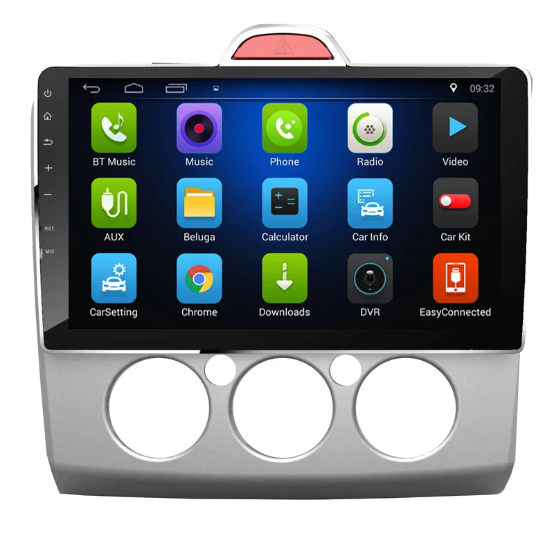 Perfect 2din Android 7.1/8.1 10.2" Car Multimedia Player Radio GPS Navigation for 2004 2005 2006 -2011 Ford Focus Exi MT with WIFI 1