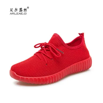 

2018 New Arrival Running Shoes for Women Jogging Sport Shoes Women Summer Light Soft Lace Up Breathable Sneakers Plus Size 41